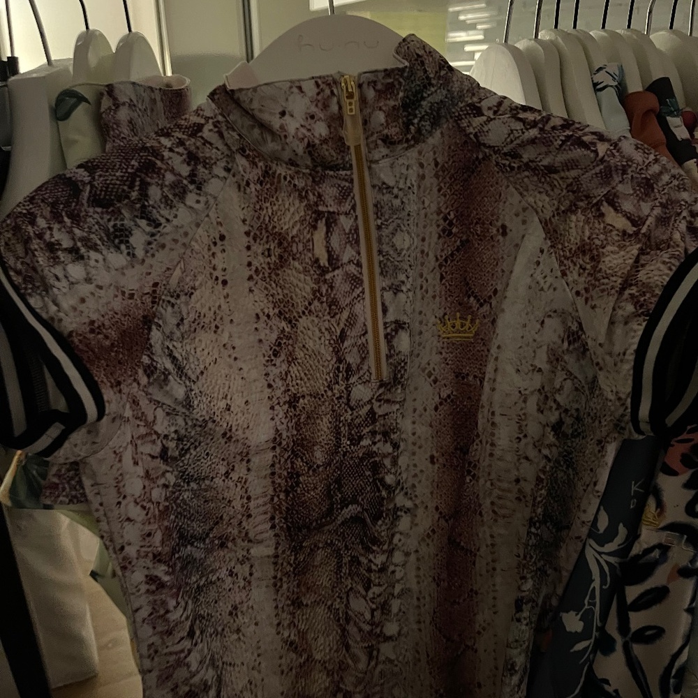 Kastel s/s 1/2 zip top